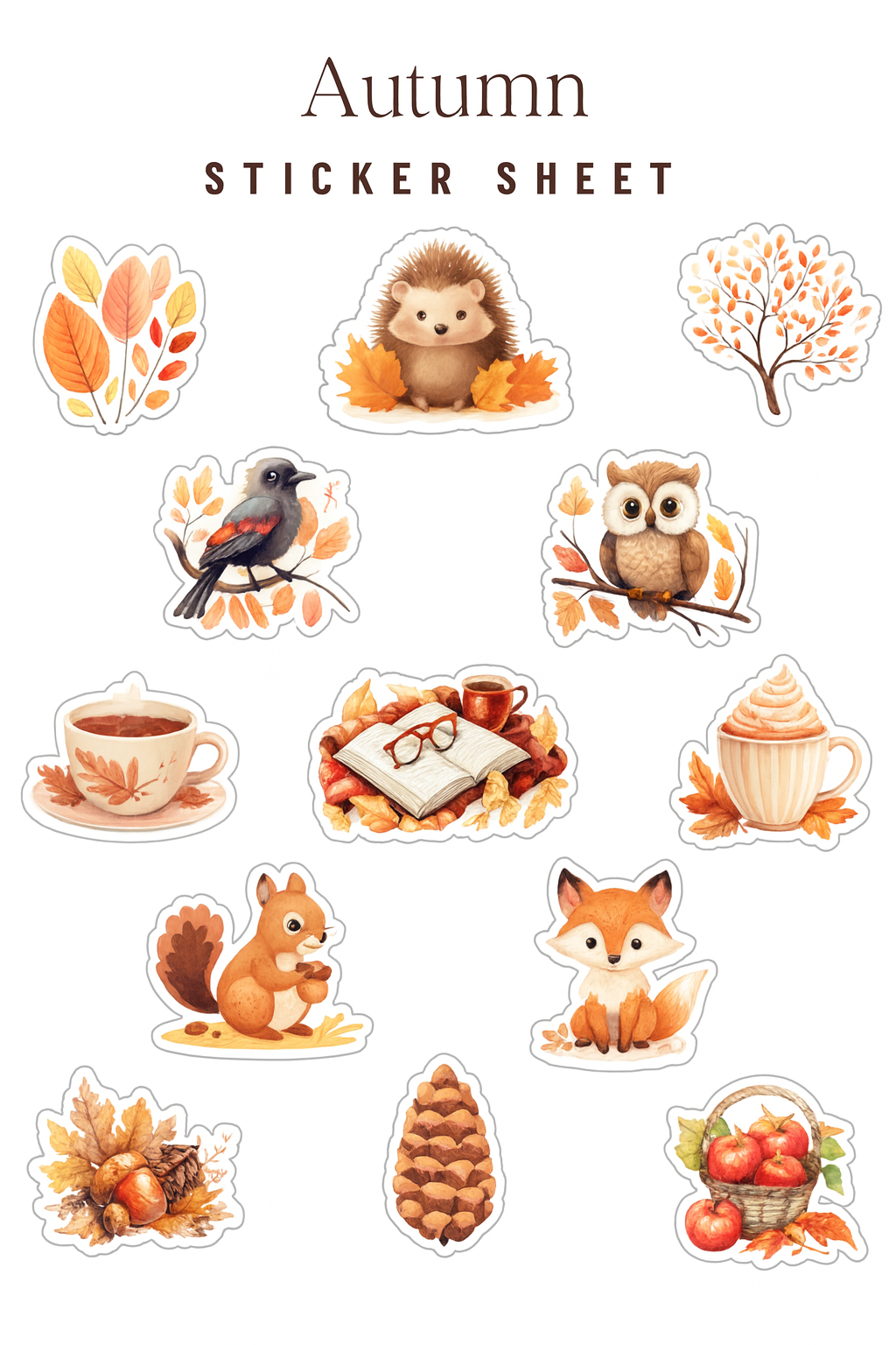 Autumn Sticker Pack Style 2