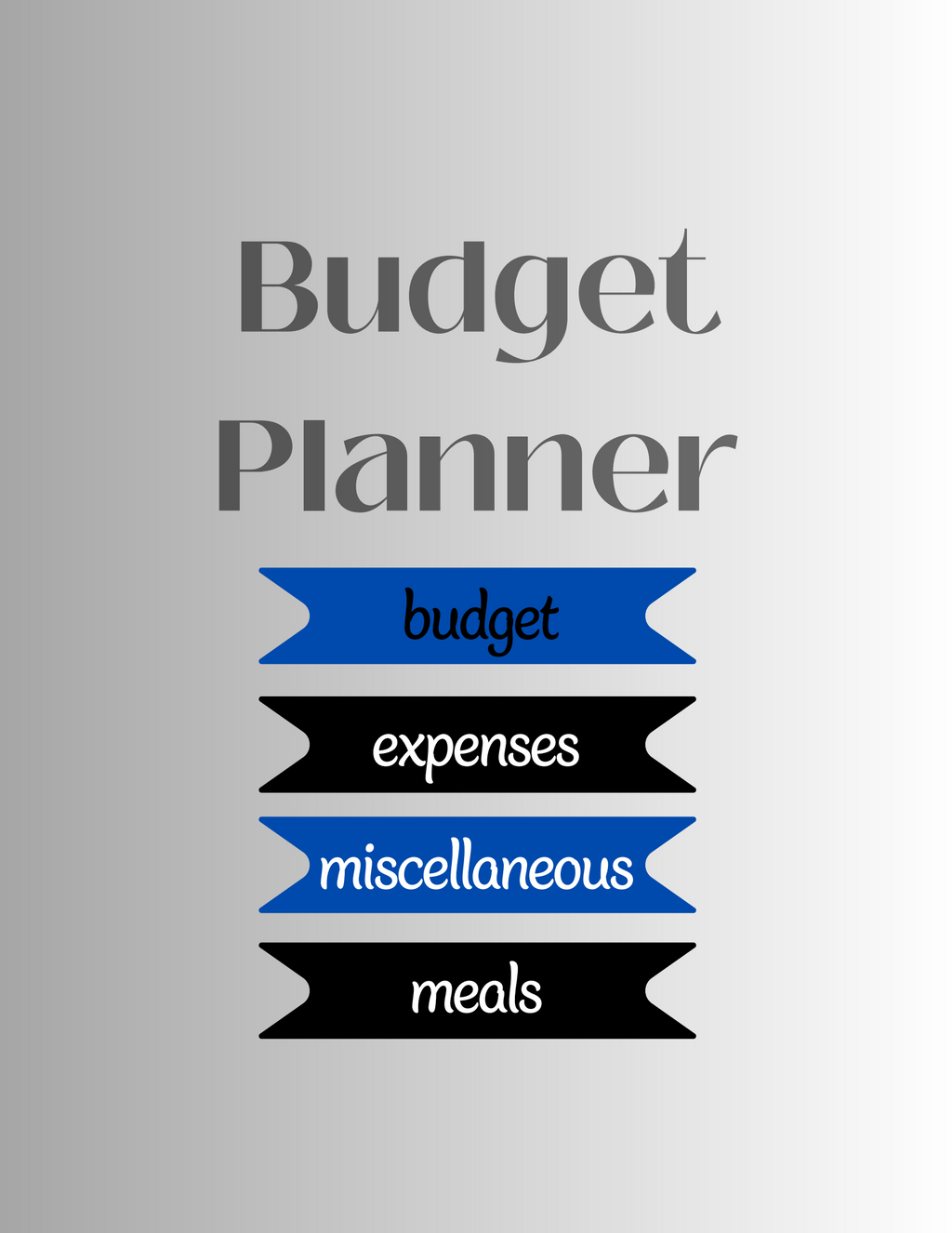 Digital Budget Planner His