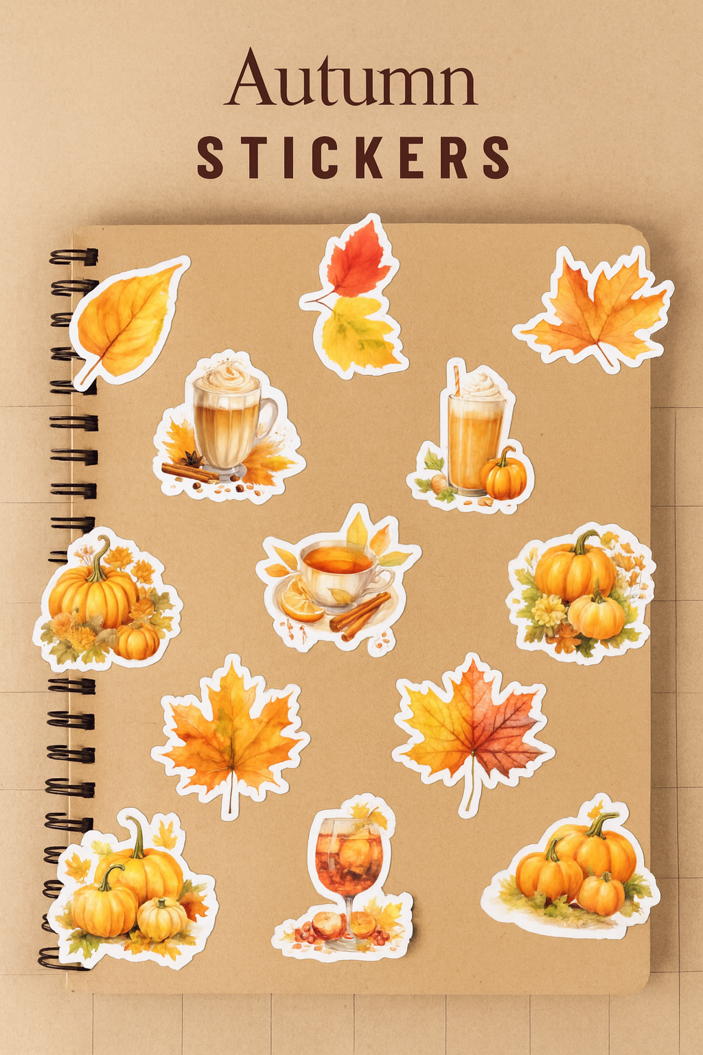 Digital Autumn Sticker Pack